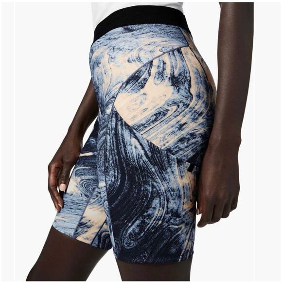 Lululemon Esker Shorts Lava Print Blue Denim Multi Lululemon Lab - Picture 5 of 10